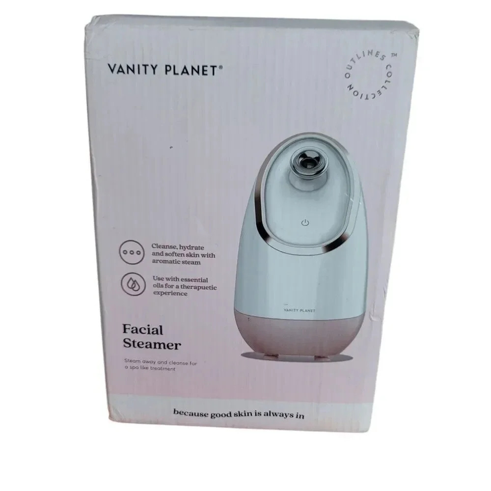 Vanity Planet Aira Ionic Facial Steamer Cleanses and Moisturizes - new in box